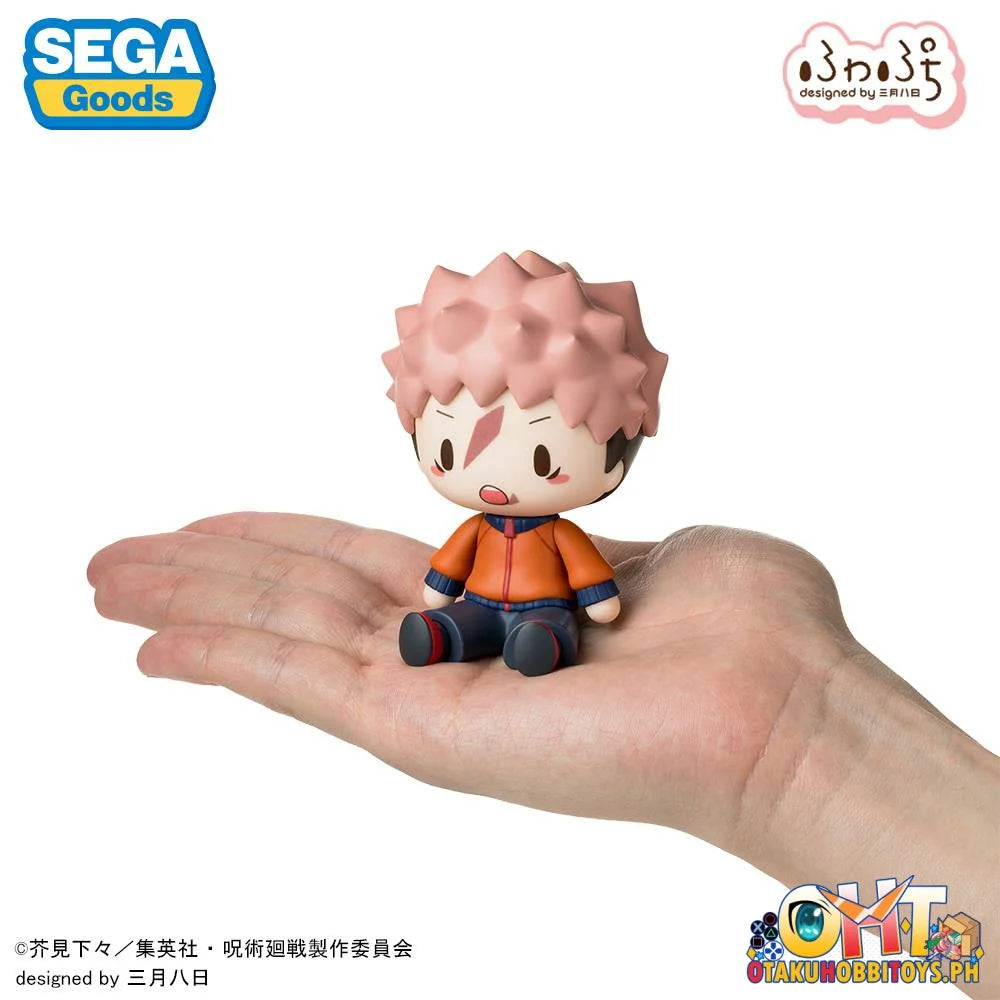 SEGA Jujutsu Kaisen Fuwa Petit Chibi Figure Yuji Itadori - Prize Figure