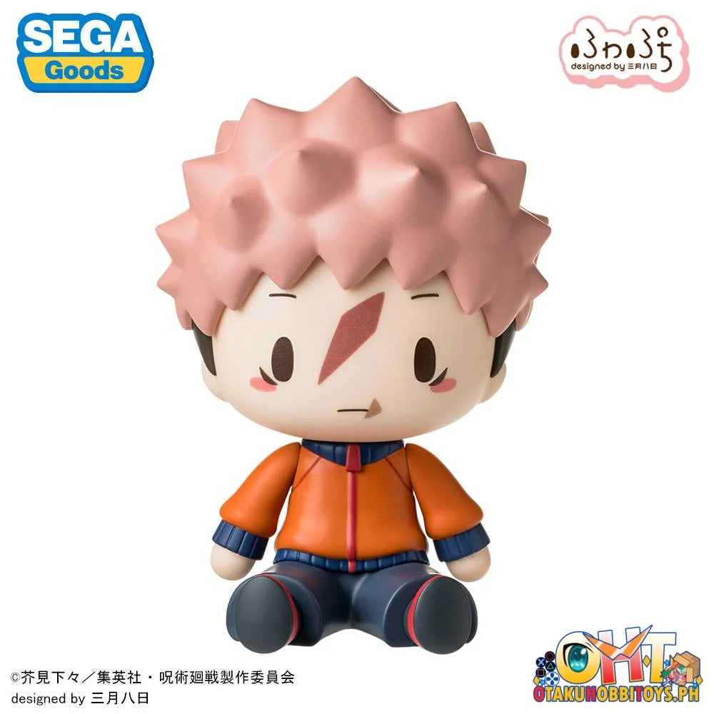 SEGA Jujutsu Kaisen Fuwa Petit Chibi Figure Yuji Itadori - Prize Figure