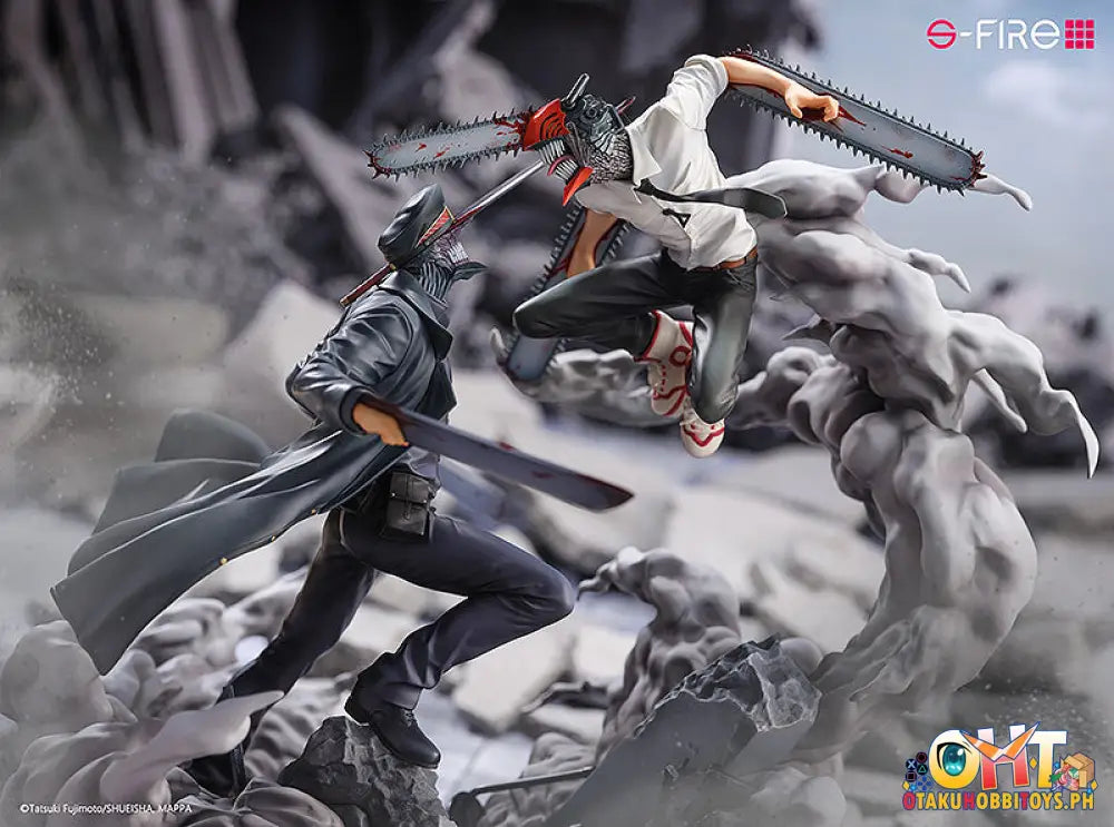 Sega Ltd Chainsaw Man Super Situation Figure Chainsaw Man Vs. Samurai Sword Scale