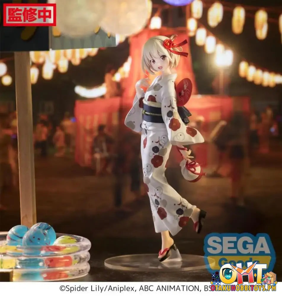 Sega Lycoris Recoil Luminasta Chisato Nishikigi Going Out In A Yukata Ver. Prize Figure