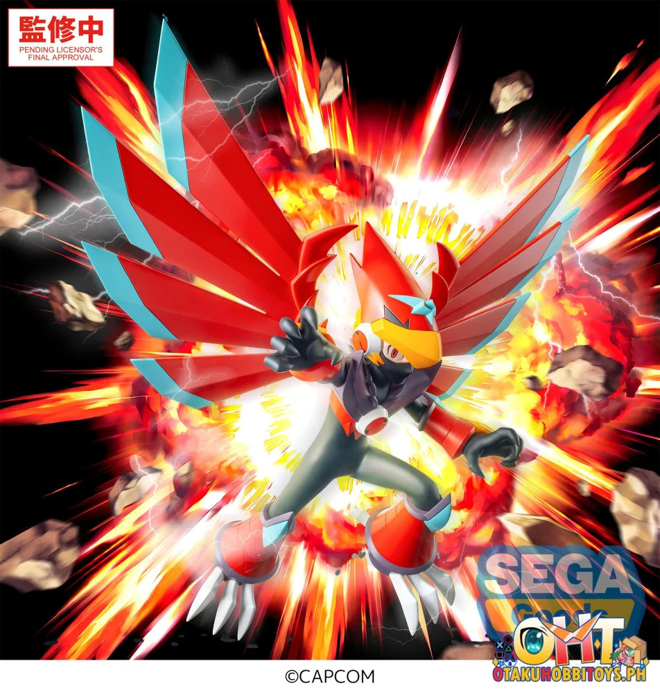 SEGA Mega Man Battle Network Luminasta - Mega Man (Falzar Beast) - Prize Figure