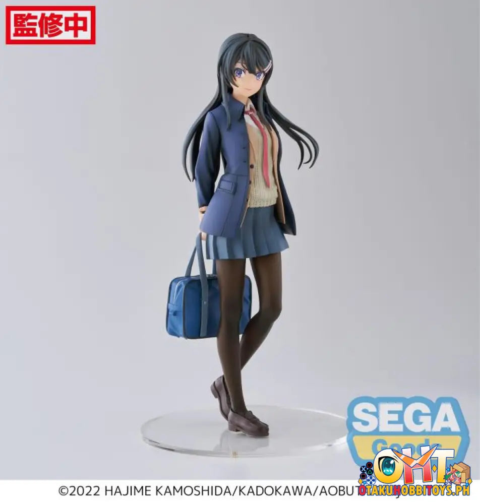 Sega Rascal Does Not Dream Of A Sister Venturing Out Luminasta Mai Sakurajima Prize Figure
