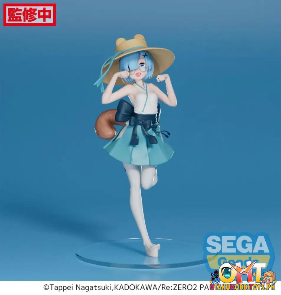 Sega Re:zero -Starting Life In Another World- Luminasta Rem Pom Poko Raccoon Dog Ver. Prize Figure