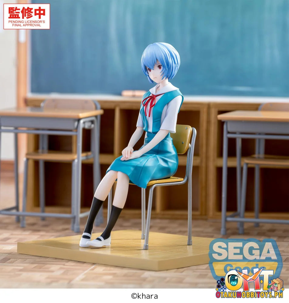 SEGA XStellar ’Evangelion: New Theatrical Edition’ -Rei Ayanami- Uniform Ver. - Prize Figure