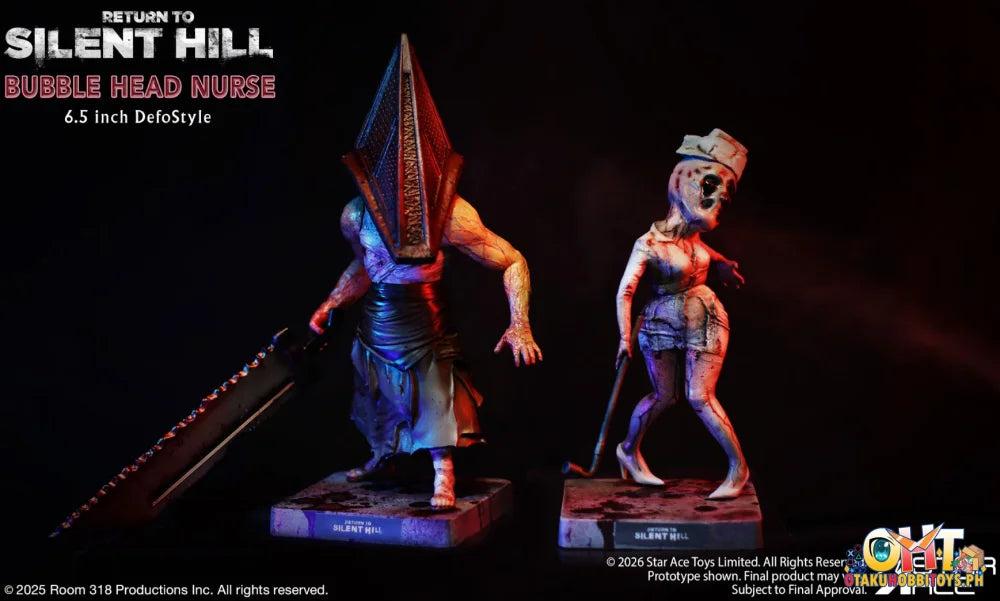 Star Ace Toys Return to Silent Hill Pyramid Head & Bubble Head Nurse DefoStyle Figure (Twin Pack)
