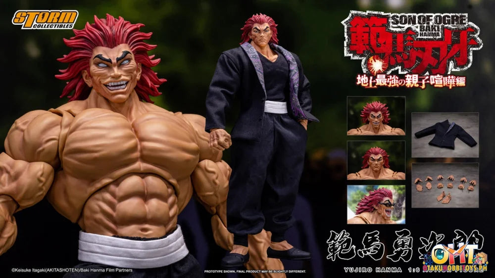 Storm Collectibles Baki the Grappler 1/6 Yujiro Hanma Action Figure Articulated Figure