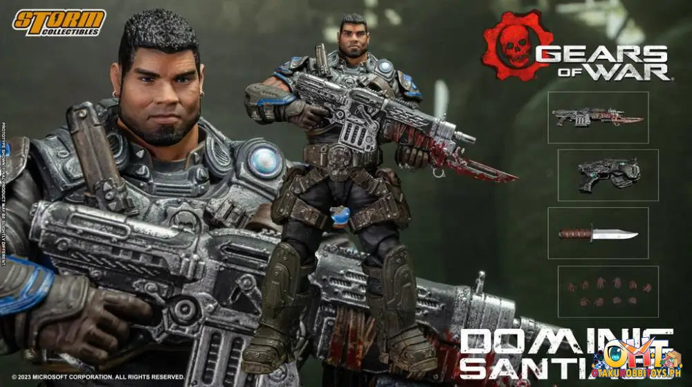 Storm Collectibles Gears Of War Dominic Santiago Articulated Figure