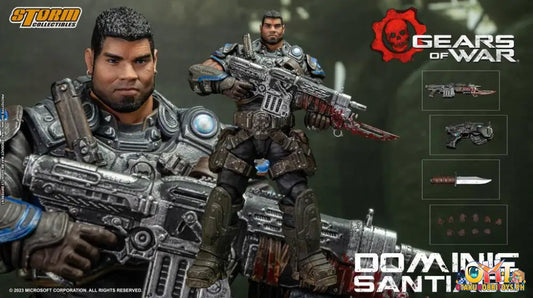 Storm Collectibles Gears Of War Dominic Santiago Articulated Figure