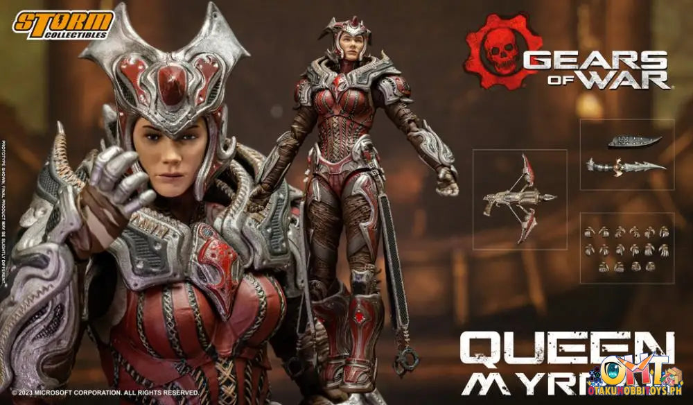 Storm Collectibles Gears Of War Queen Myrrah Articulated Figure