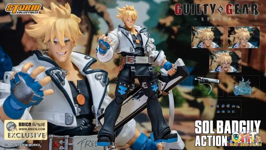 Storm Collectibles Guilty Gear Strive Sol Badguy Acsb01Bl Articulated Figure