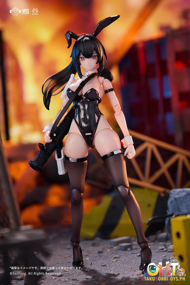 Sushing BUNNY RAPID ACTION SQUAD Attacker Runa 1/12 Articulated Figure Articulated Figure