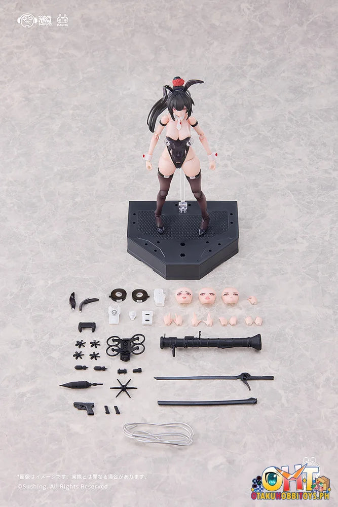 Sushing BUNNY RAPID ACTION SQUAD Attacker Runa 1/12 Articulated Figure Articulated Figure