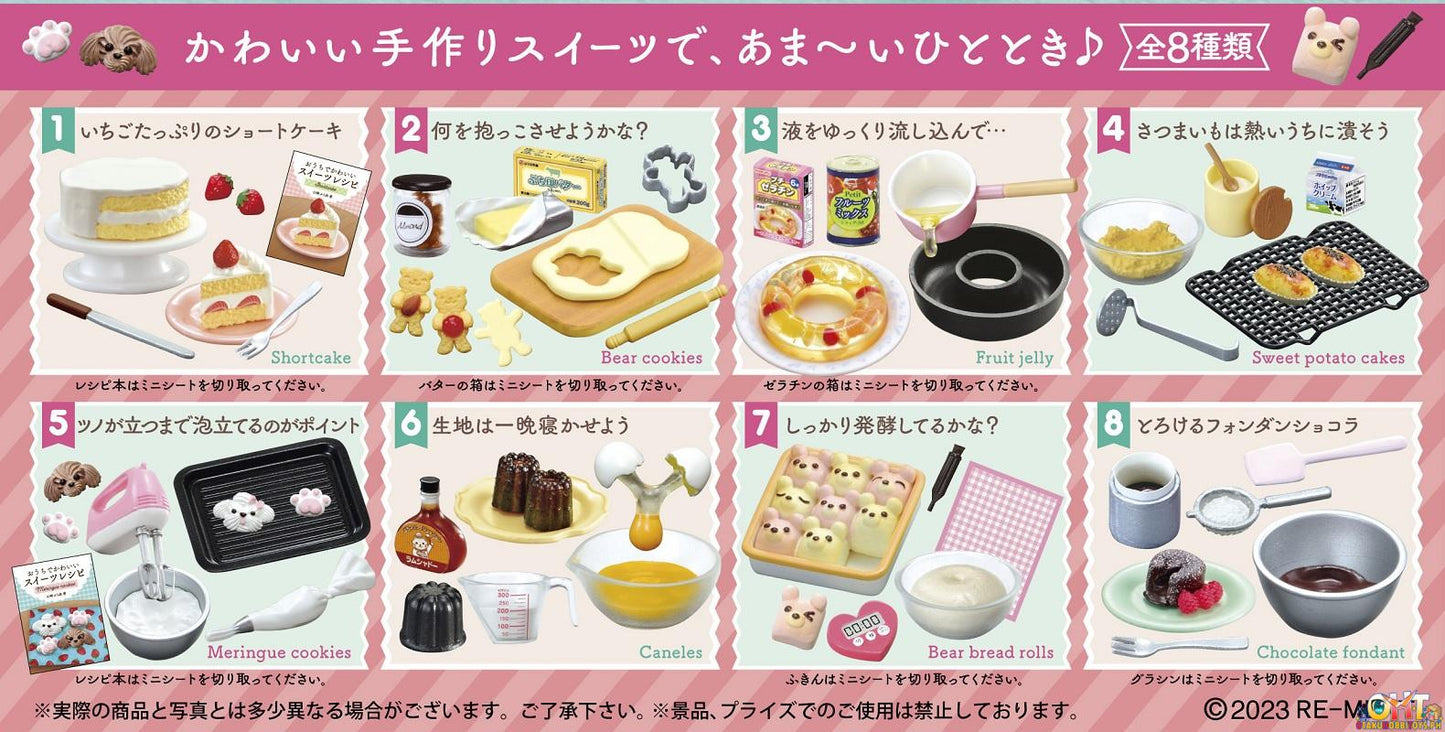 Re-Ment Petit Sample Sweets Recipes [Box of 8]