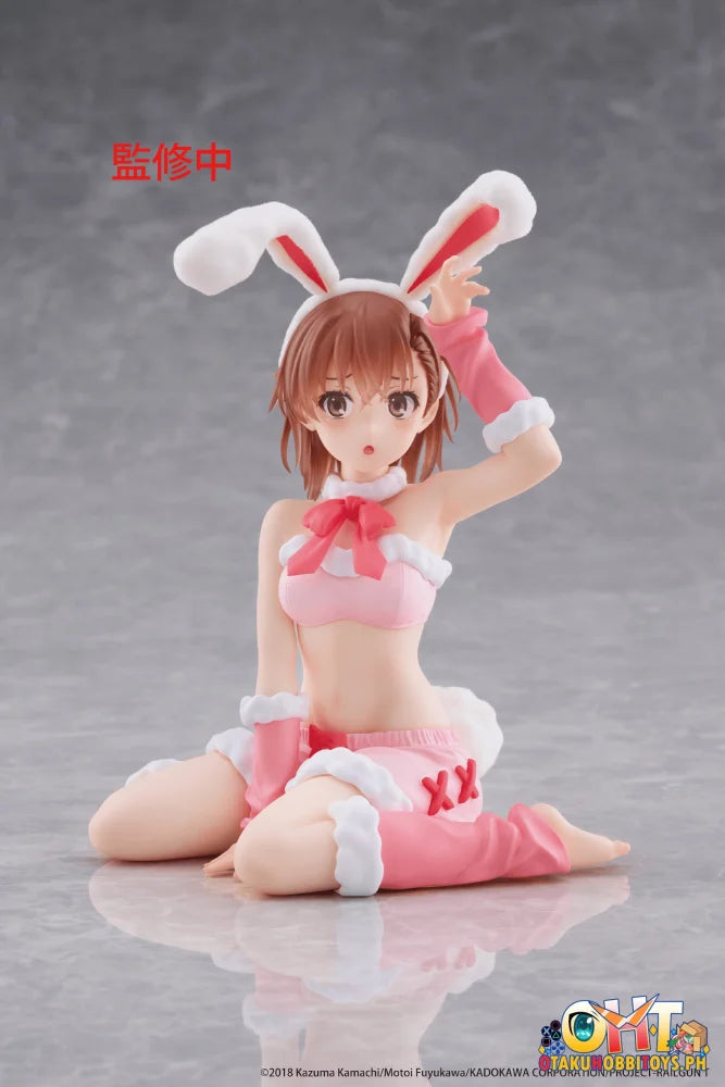 TAITO A Certain Scientific Railgun MOFLOCK Figure - Mikoto Misaka (Fluffy Bunny Ver.) - Prize Figure