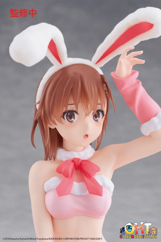 TAITO A Certain Scientific Railgun MOFLOCK Figure - Mikoto Misaka (Fluffy Bunny Ver.) - Prize Figure