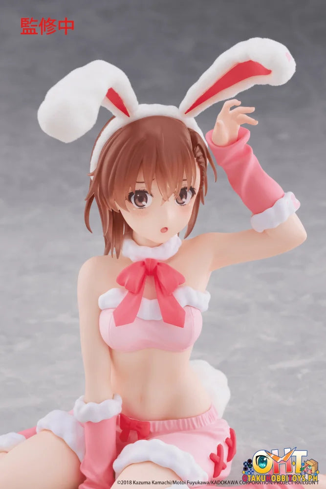 TAITO A Certain Scientific Railgun MOFLOCK Figure - Mikoto Misaka (Fluffy Bunny Ver.) - Prize Figure