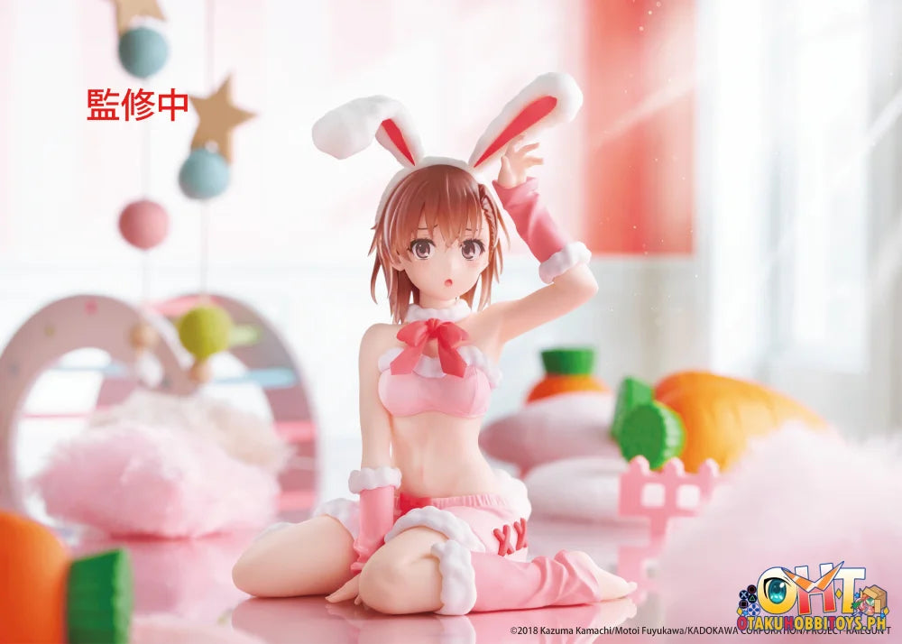 TAITO A Certain Scientific Railgun MOFLOCK Figure - Mikoto Misaka (Fluffy Bunny Ver.) - Prize Figure