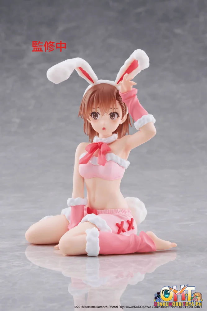 TAITO A Certain Scientific Railgun MOFLOCK Figure - Mikoto Misaka (Fluffy Bunny Ver.) - Prize Figure