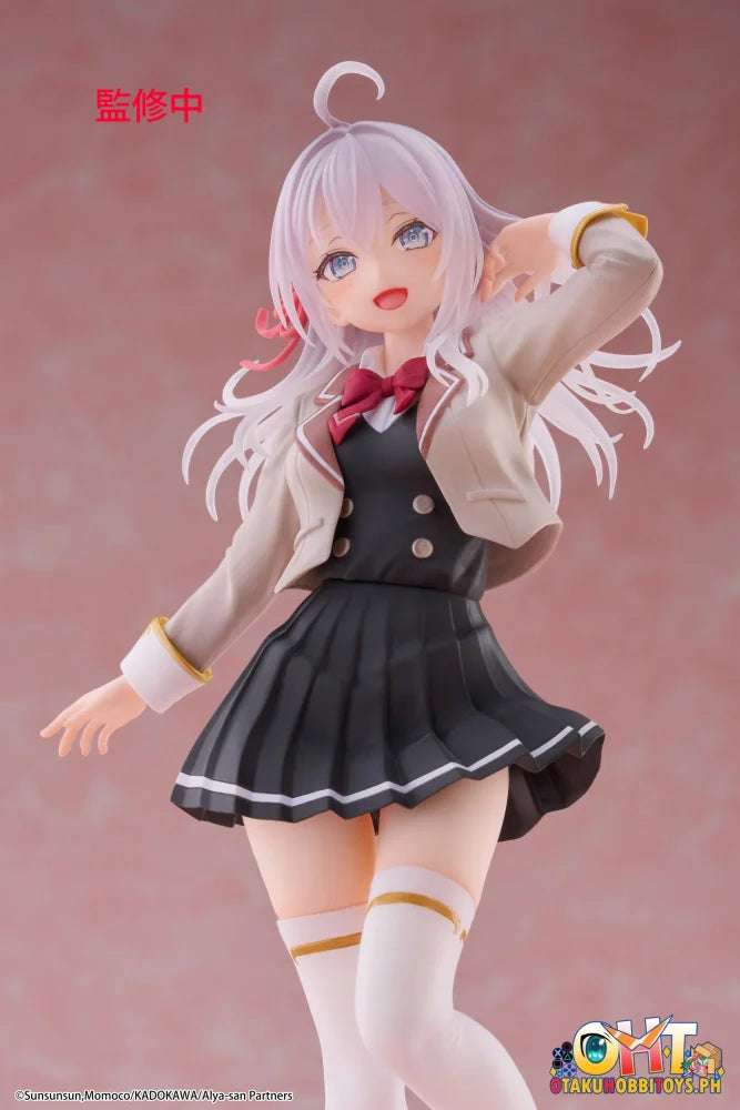 TAITO Alya Sometimes Hides Her Feelings in Russian Coreful Figure - Alya (School Uniform Ver.) Prize Figure