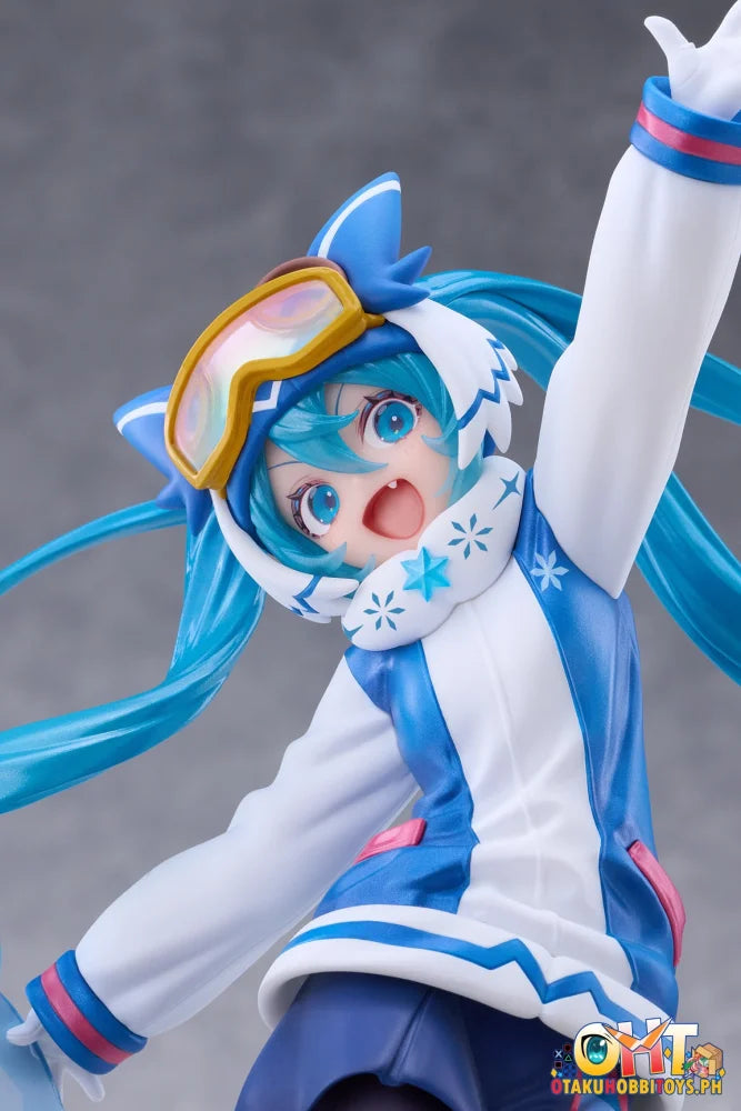 TAITO Character Vocal Series 01: Hatsune Miku Snow Miku AMP+ Figure - SNOW MIKU ALL STARS 2016 ver. - Prize Figure