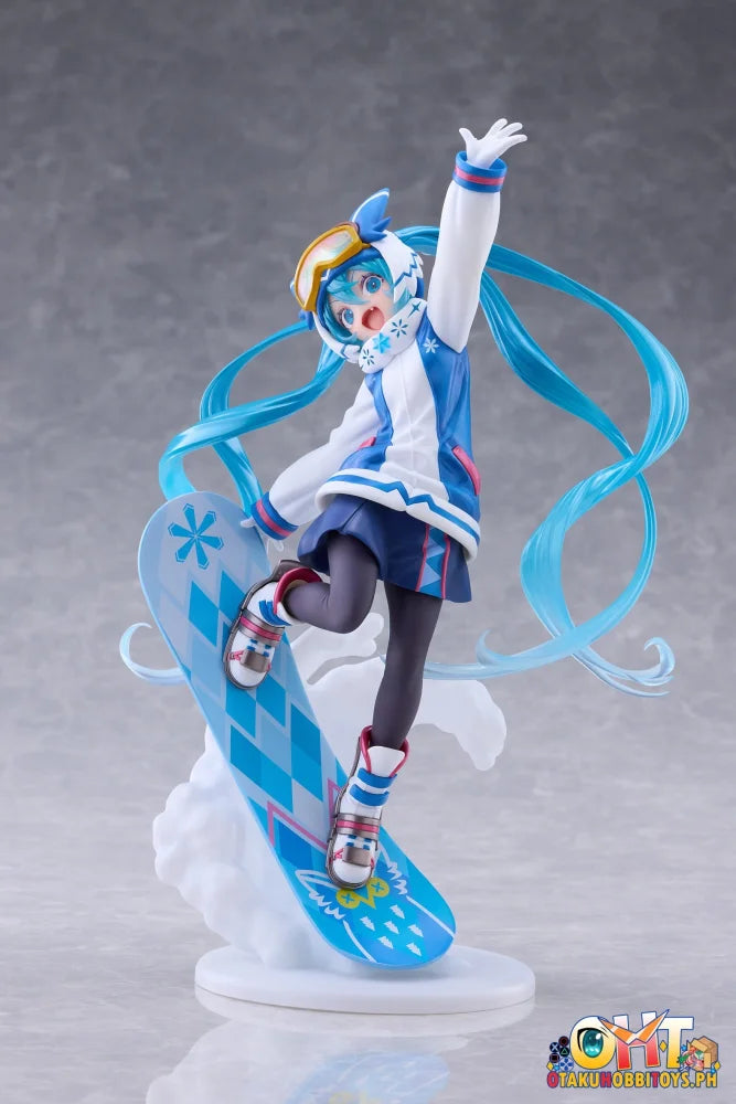 TAITO Character Vocal Series 01: Hatsune Miku Snow Miku AMP+ Figure - SNOW MIKU ALL STARS 2016 ver. - Prize Figure