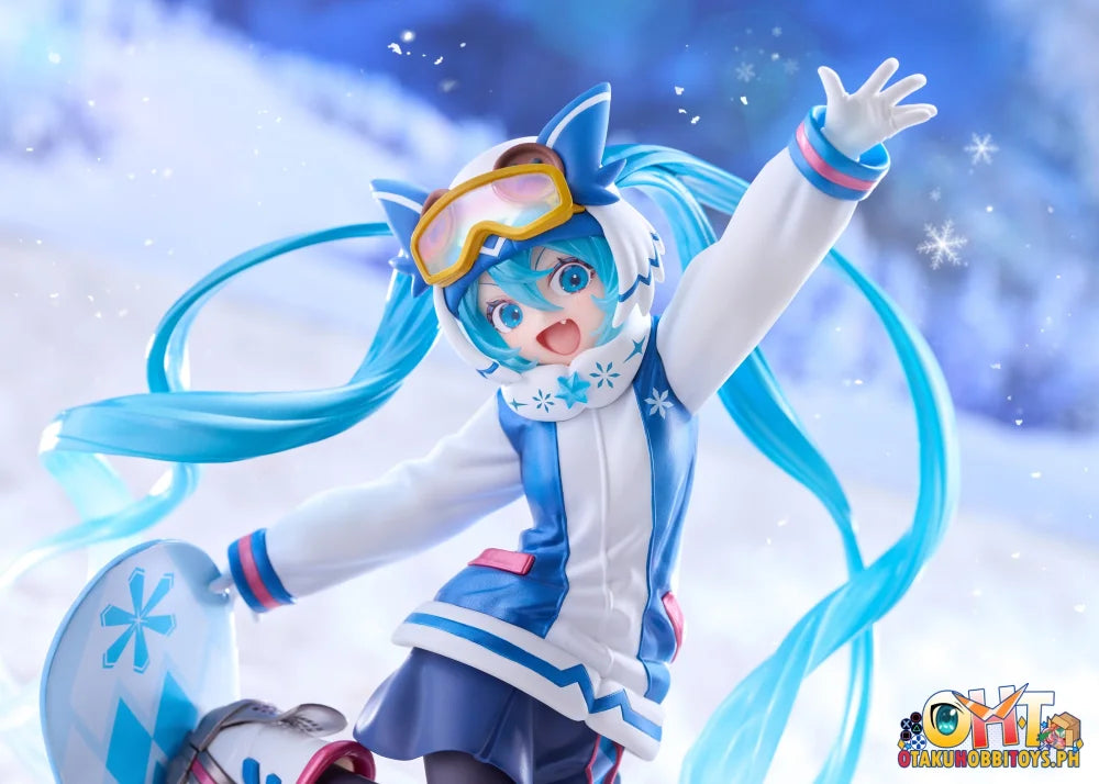TAITO Character Vocal Series 01: Hatsune Miku Snow Miku AMP+ Figure - SNOW MIKU ALL STARS 2016 ver. - Prize Figure
