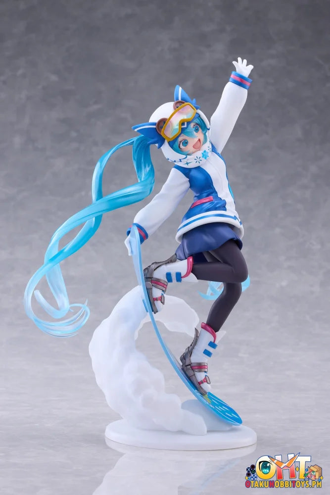 TAITO Character Vocal Series 01: Hatsune Miku Snow Miku AMP+ Figure - SNOW MIKU ALL STARS 2016 ver. - Prize Figure