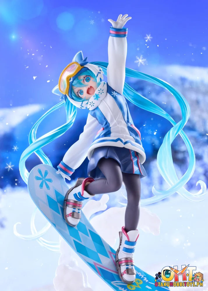 TAITO Character Vocal Series 01: Hatsune Miku Snow Miku AMP+ Figure - SNOW MIKU ALL STARS 2016 ver. - Prize Figure
