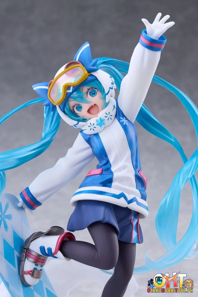 TAITO Character Vocal Series 01: Hatsune Miku Snow Miku AMP+ Figure - SNOW MIKU ALL STARS 2016 ver. - Prize Figure