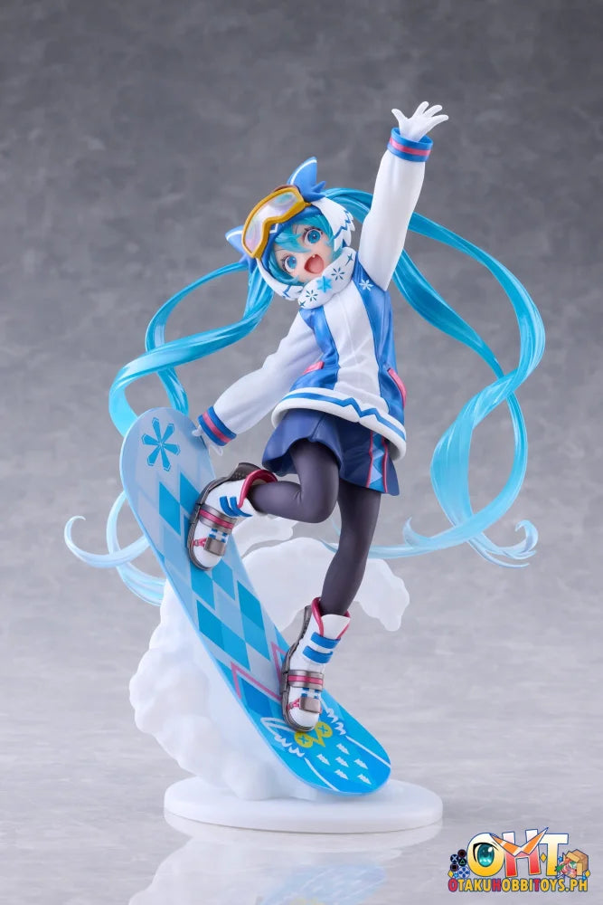 TAITO Character Vocal Series 01: Hatsune Miku Snow Miku AMP+ Figure - SNOW MIKU ALL STARS 2016 ver. - Prize Figure