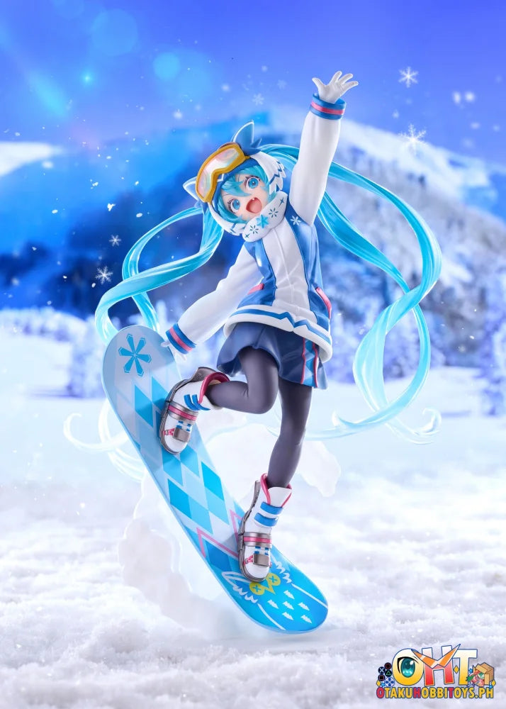 TAITO Character Vocal Series 01: Hatsune Miku Snow Miku AMP+ Figure - SNOW MIKU ALL STARS 2016 ver. - Prize Figure