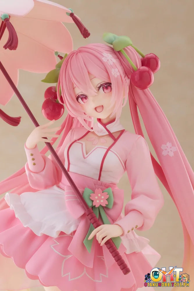 TAITO Hatsune Miku Sakura Miku AMP+ Figure (Sakura Dress Ver.) Prize Figure