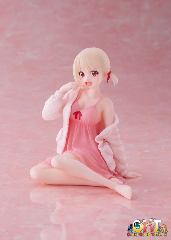 Taito Lycoris Recoil Desktop Cute Figure Chisato Nishikigi Roomwear Ver. Prize