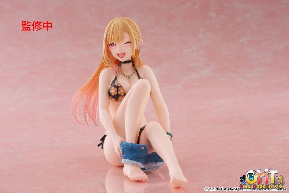 TAITO My Dress-Up Darling Desktop Cute Figure - Marin Kitagawa (Measured Swimsuit Ver.) - Prize Figure