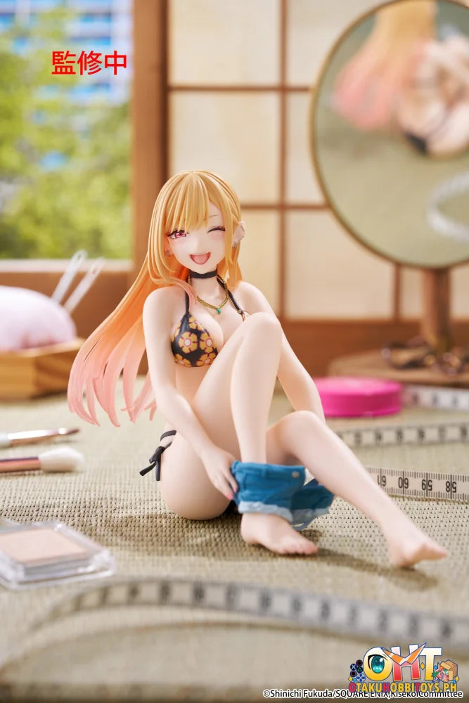 TAITO My Dress-Up Darling Desktop Cute Figure - Marin Kitagawa (Measured Swimsuit Ver.) - Prize Figure