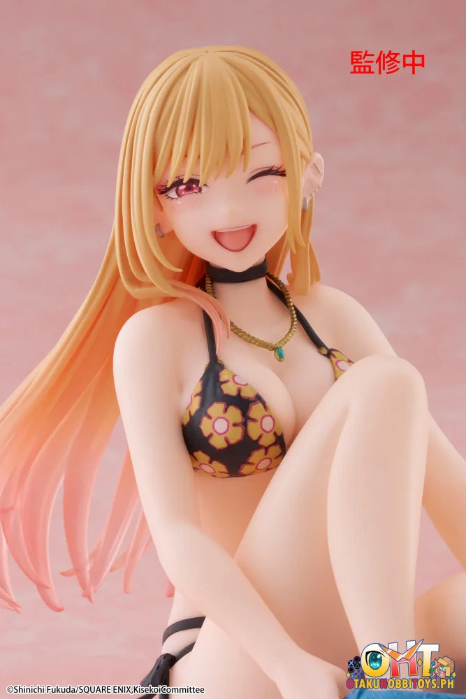 TAITO My Dress-Up Darling Desktop Cute Figure - Marin Kitagawa (Measured Swimsuit Ver.) - Prize Figure