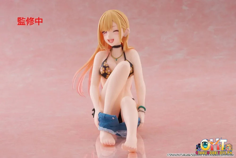 TAITO My Dress-Up Darling Desktop Cute Figure - Marin Kitagawa (Measured Swimsuit Ver.) Prize Figure