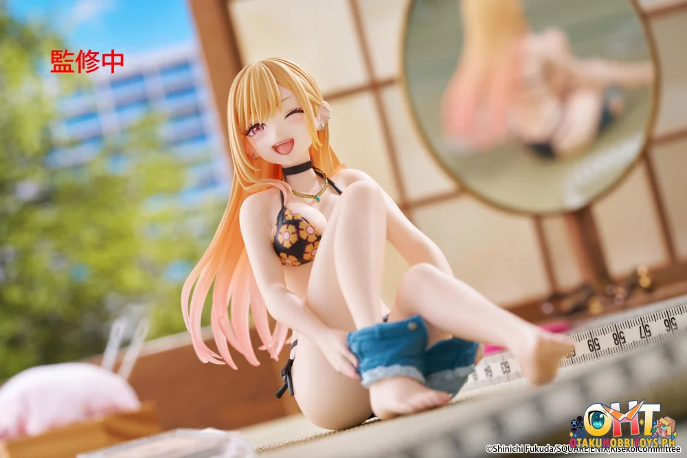 TAITO My Dress-Up Darling Desktop Cute Figure - Marin Kitagawa (Measured Swimsuit Ver.) - Prize Figure