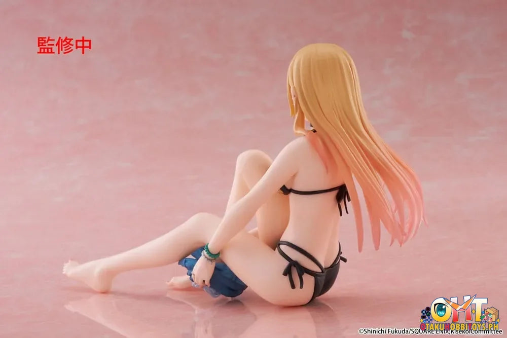 TAITO My Dress-Up Darling Desktop Cute Figure - Marin Kitagawa (Measured Swimsuit Ver.)