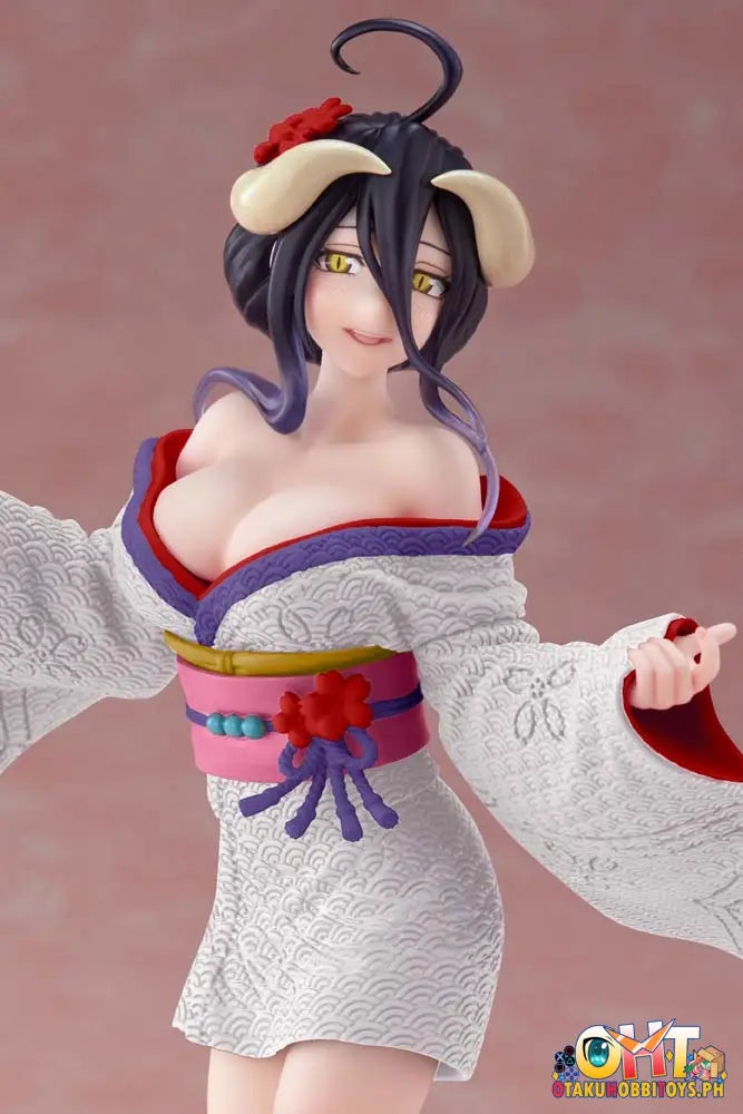 Taito Overlord Coreful Figure Albedo Sakura Kimono Ver. Renewal Edition Prize