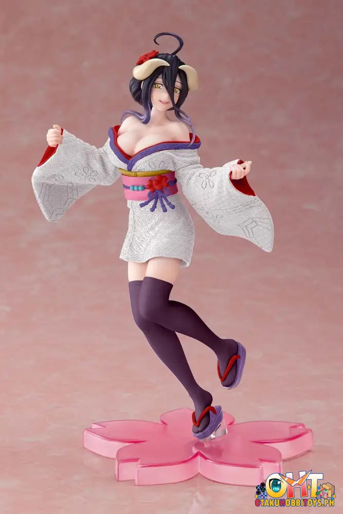 Taito Overlord Coreful Figure Albedo Sakura Kimono Ver. Renewal Edition Prize
