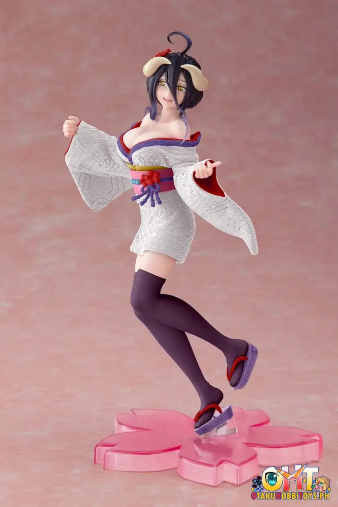 Taito Overlord Coreful Figure Albedo Sakura Kimono Ver. Renewal Edition Prize