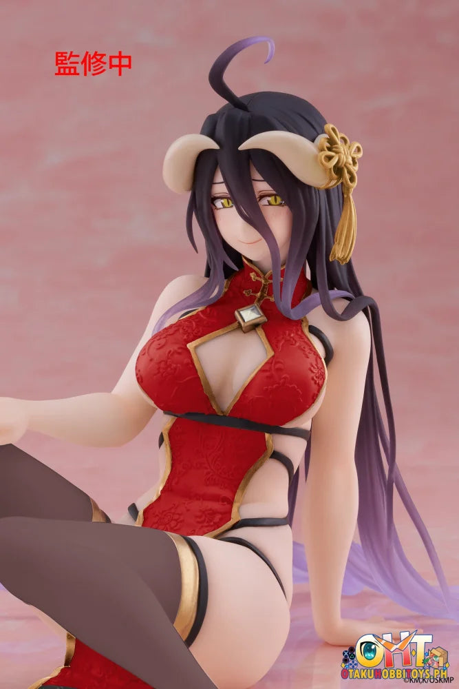 TAITO Overlord Desktop Cute Figure - Albedo (Chinese Dress Ver.) Renewal Prize Figure