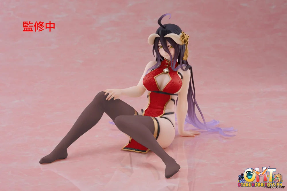 TAITO Overlord Desktop Cute Figure - Albedo (Chinese Dress Ver.) Renewal Prize Figure