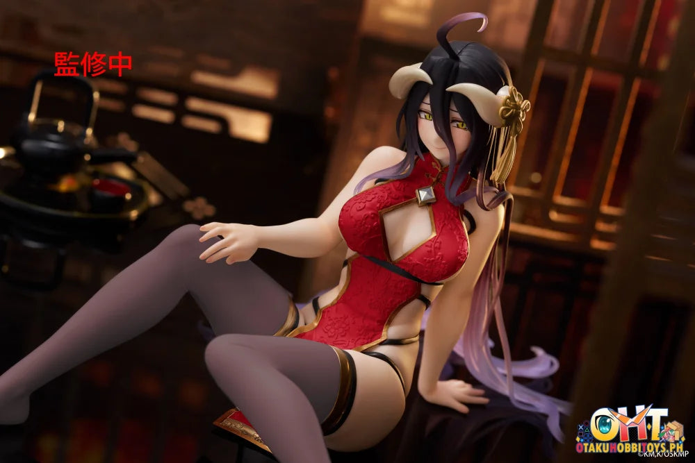 TAITO Overlord Desktop Cute Figure - Albedo (Chinese Dress Ver.) Renewal Prize Figure
