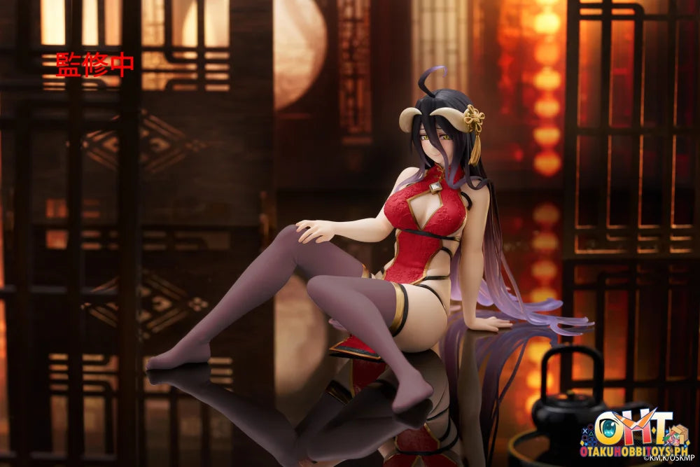 TAITO Overlord Desktop Cute Figure - Albedo (Chinese Dress Ver.) Renewal Prize Figure