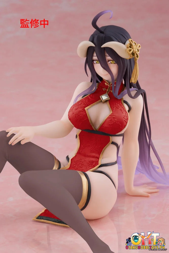 TAITO Overlord Desktop Cute Figure - Albedo (Chinese Dress Ver.) Renewal Prize Figure