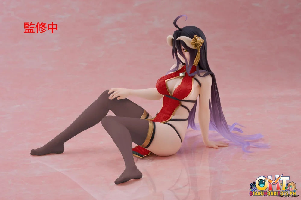 TAITO Overlord Desktop Cute Figure - Albedo (Chinese Dress Ver.) Renewal Prize Figure