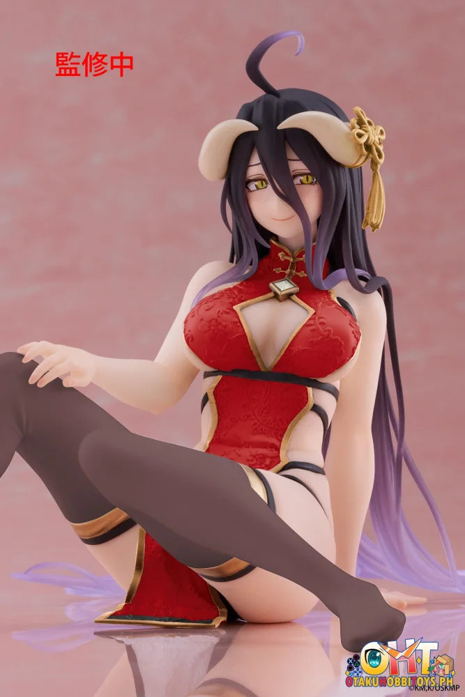TAITO Overlord Desktop Cute Figure - Albedo (Chinese Dress Ver.) Renewal Prize Figure