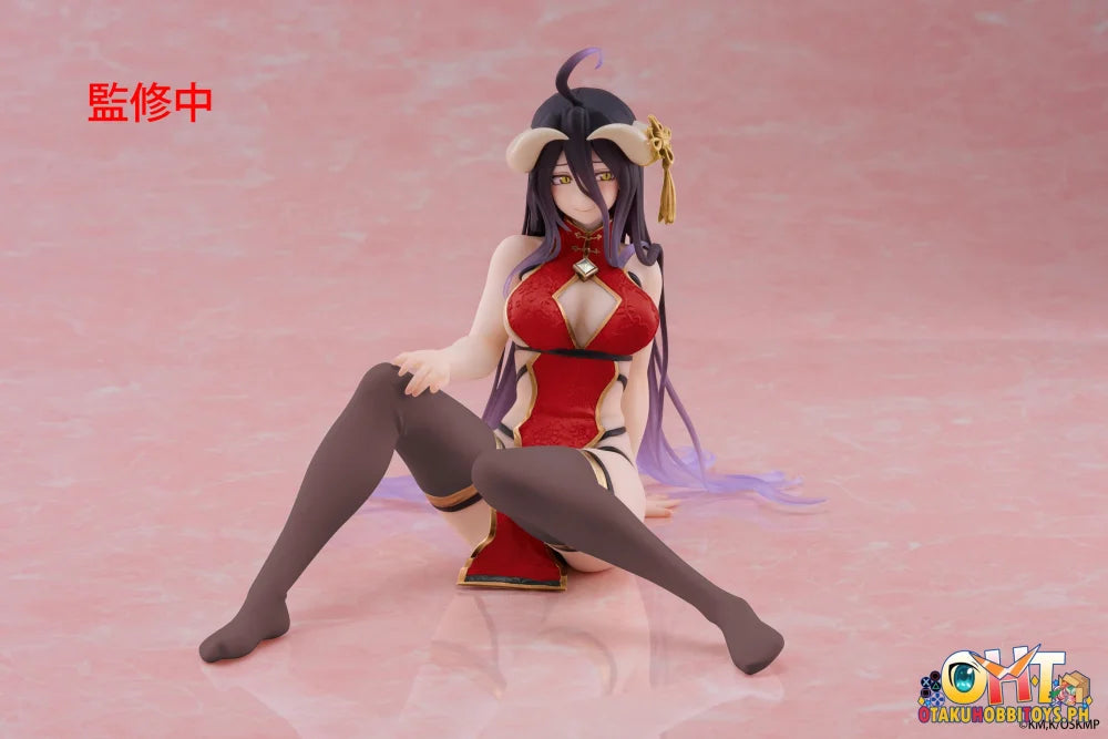 TAITO Overlord Desktop Cute Figure - Albedo (Chinese Dress Ver.) Renewal Prize Figure